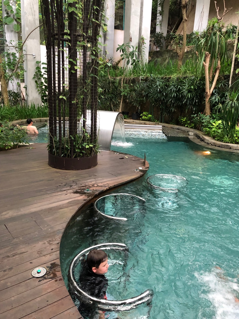 The Hydro Vital Pool with waterfall feature